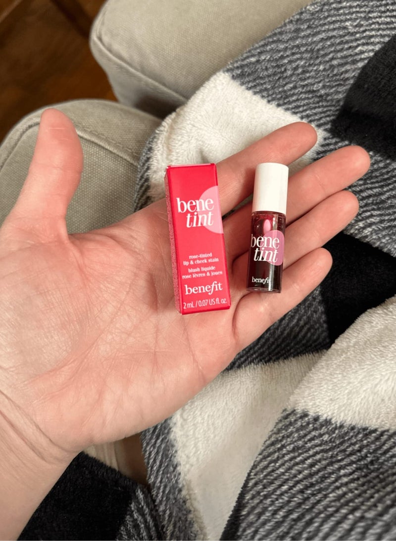 benefit bene tint benefit rose-tinted lips&cheek stain 2ml - Image 4