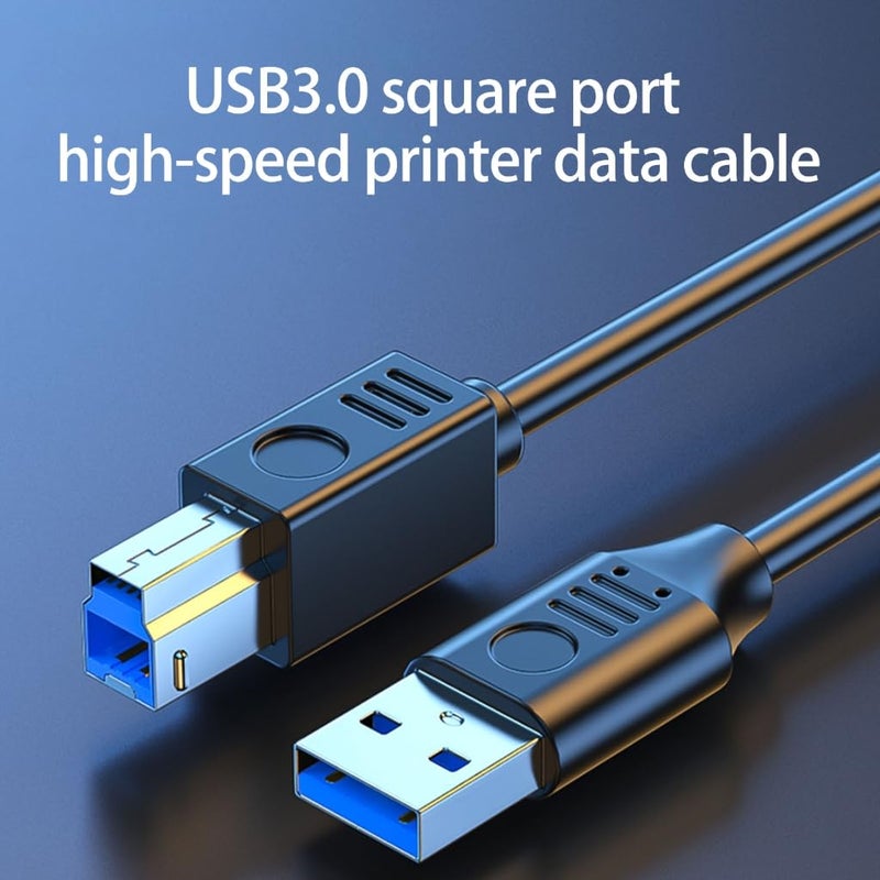 Speed 5Gbps USB3.0 Cable USB A to USB Printer Cable for Printer,Scanners External Hard Drives Solid Constructions - Image 5