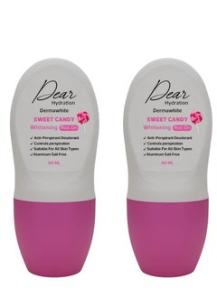 Dear Roll-On Whitening Sweet Candy 60ml - 1+1