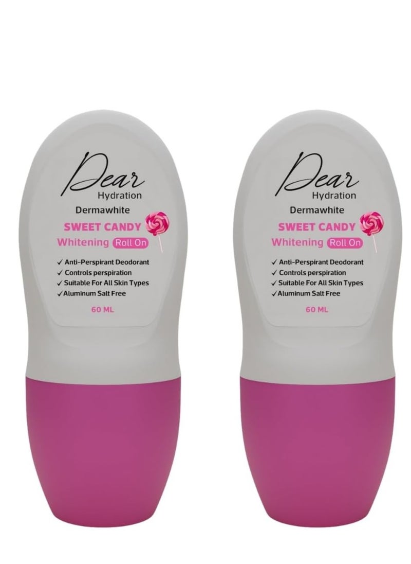DEAR - Dear Roll-On Whitening Sweet Candy 60ml - 1+1 - Image 1