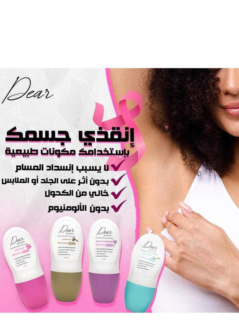 DEAR - Dear Roll-On Whitening Sweet Candy 60ml - 1+1 - Image 1