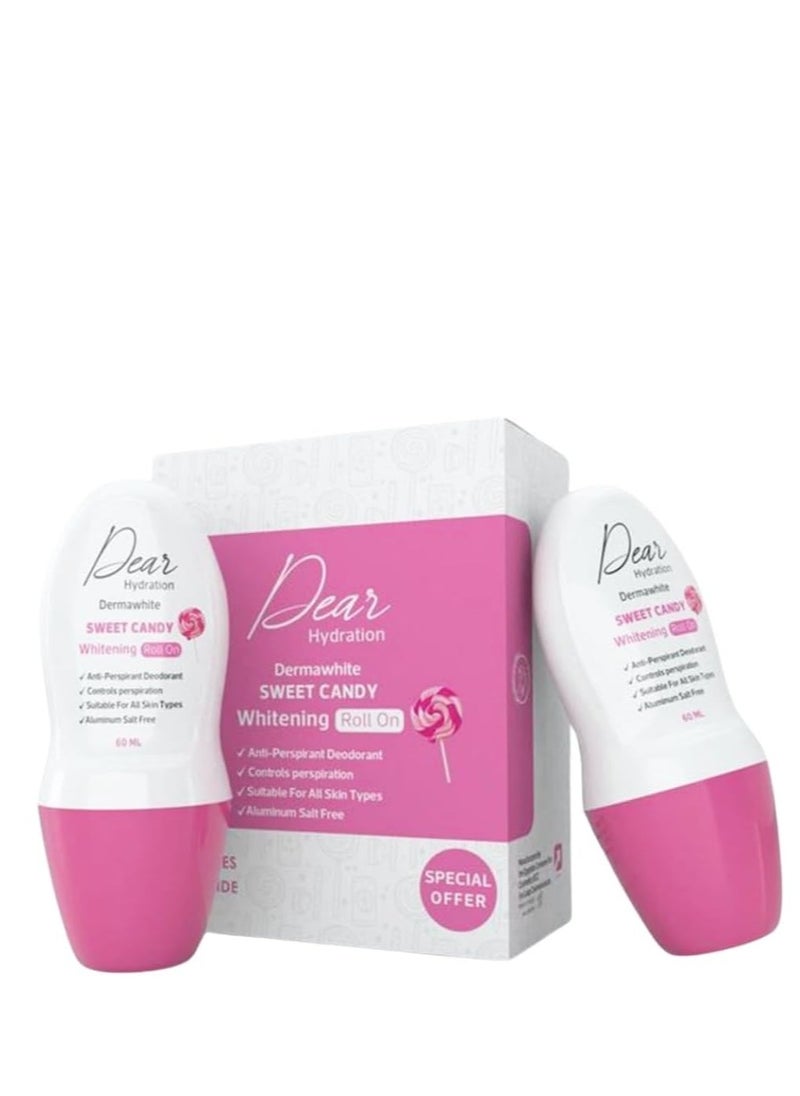 DEAR - Dear Roll-On Whitening Sweet Candy 60ml - 1+1 - Image 1