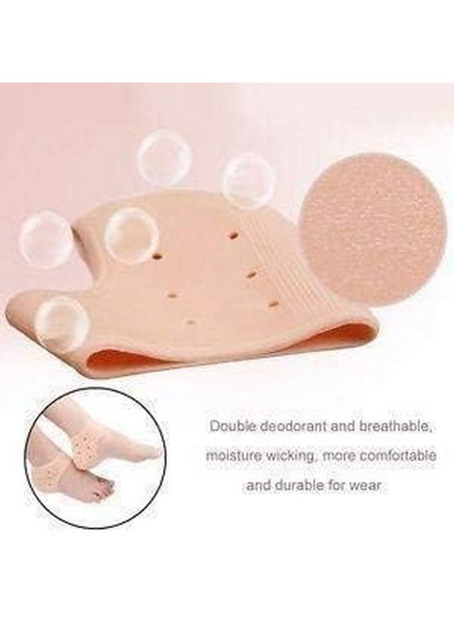 DIGSMORDEN 4 In 1 Foot Pedicure Brush With 2 Pcs BATHING Loofah, Pumice Stone, Scrubber & File For Soft Care Multi Use Manicure Paddle Brush Kit Tool, Cleanse (Design_03) - Image 3