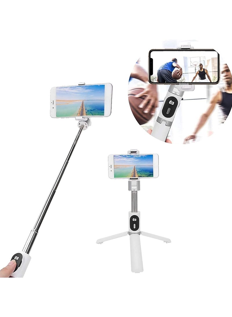 General Selfie Stick, Lightweight Retractable Selfie Tripod, Selfie Tool Remote Control 2-in-1 Wireless Selfie Stick for Wedding Photo Party  - Image 2