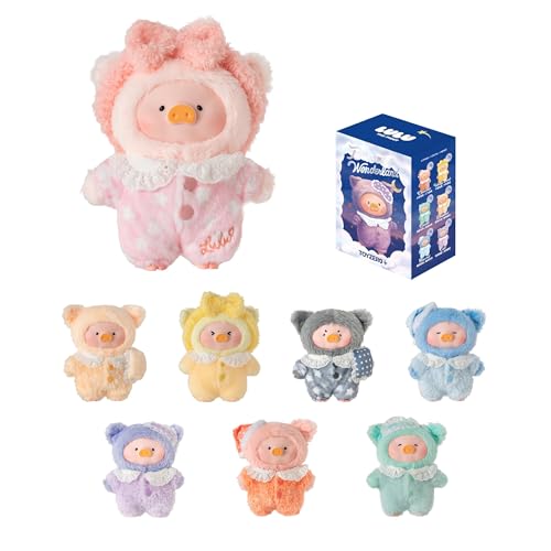 TOYZERO + Store Lulu The Piggy Blind Box LuLus Dreaming Wonderland Series Plush Keychain Blind Boxes Figures Cute Stuffed Animals Kawai Mystery Box Collectibles Home Decorations Holiday Birthday Gifts Whole Set - Image 1