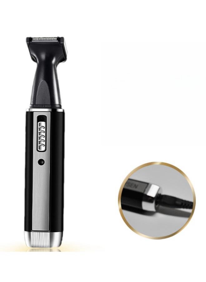 WAOKN Nose Hair Trimmer, 4 in 1 Ear & Nose Hair Trimmer, Portable Nose Trimmer with 360°Rotating Painless Dual Edge Blades, USB Rechargeable,Men Electric Nasal Eyebrow & Facial Hair Trimmer  - Image 3