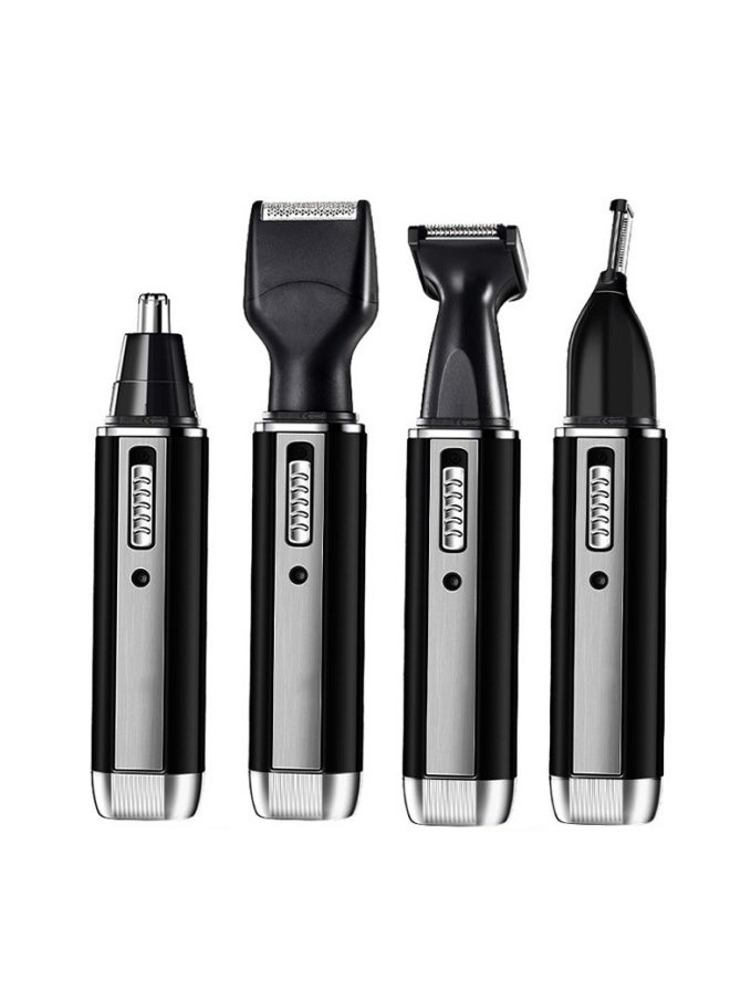 WAOKN Nose Hair Trimmer, 4 in 1 Ear & Nose Hair Trimmer, Portable Nose Trimmer with 360°Rotating Painless Dual Edge Blades, USB Rechargeable,Men Electric Nasal Eyebrow & Facial Hair Trimmer  - Image 5