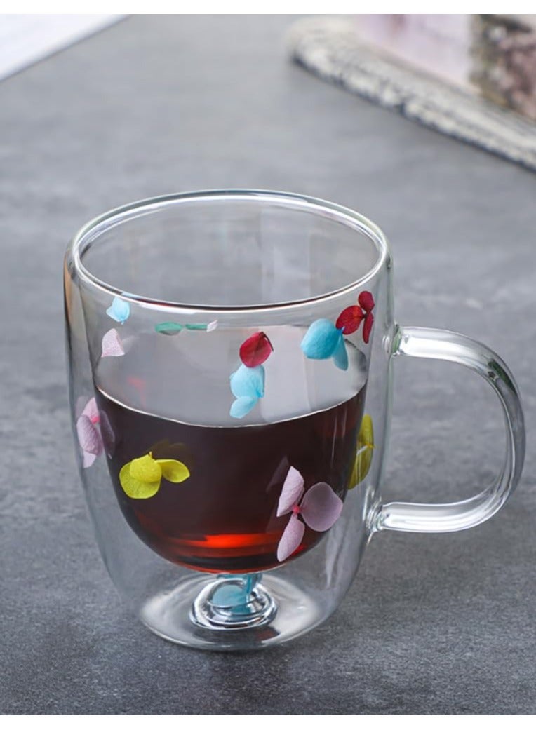 SOLARAE Clear Double Wall Glass Coffee Mugs Cappuccino Tea Espresso Latte Christmas Gifts for Women Her Mom Girl - Image 3