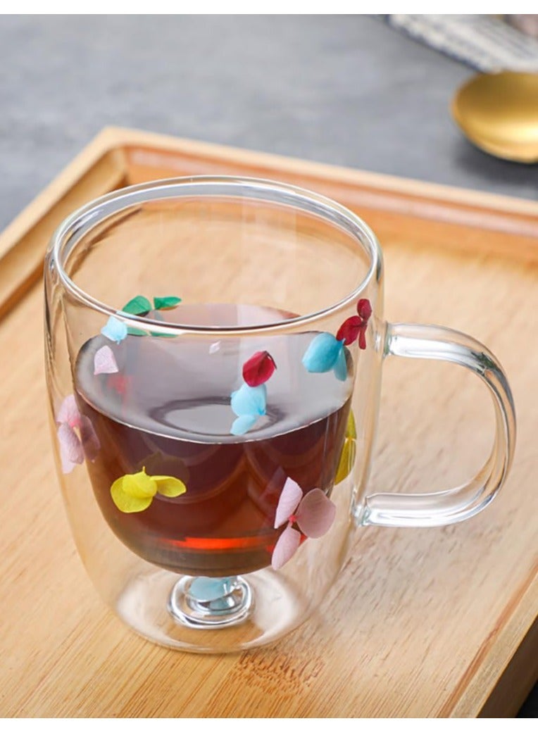 SOLARAE Clear Double Wall Glass Coffee Mugs Cappuccino Tea Espresso Latte Christmas Gifts for Women Her Mom Girl - Image 5