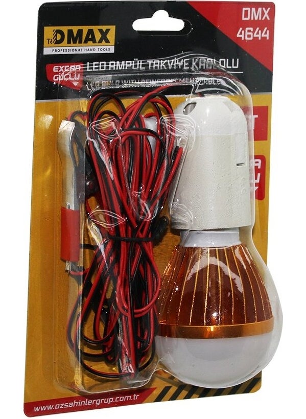Dmax - DMX-4644 LED Bulb Battery Booster Cable 12V 5W - Image 1