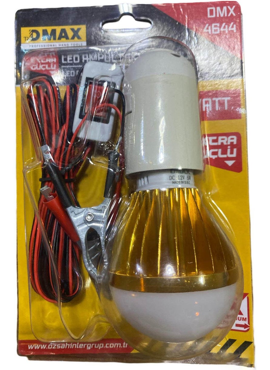 Dmax - DMX-4644 LED Bulb Battery Booster Cable 12V 5W - Image 1