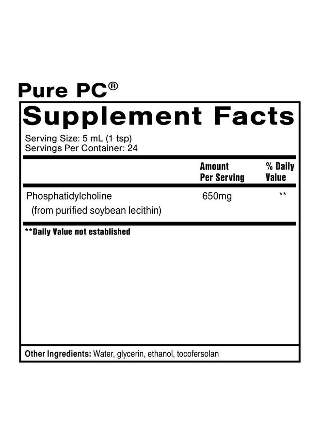 Quicksilver Scientific Micellized Pure PC - Phosphatidylcholine Liquid Supplement to Support Cellular & Liver Health - Superior Liposomal Absorption - Non-GMO Supportive Brain Supplement (4oz /120ml) - Image 2