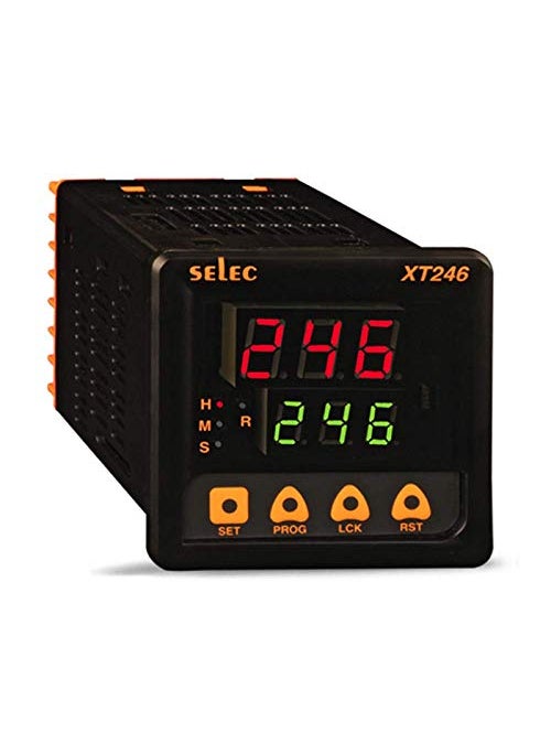 Selec Selec Make Multifunction Timer 6 Time Ranges Size 72 x 72mm XT246Pack of 1  - Image 1