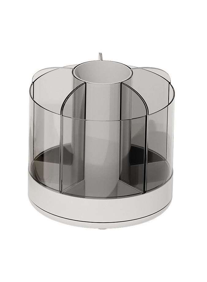 general Makeup Brush Holder Organizer, 360 Rotating Makeup Brush Container with Removable Trays, Pen Holder for Desk, Spinning Brush Holders for Vanity, Desktop, Bathroom - Image 1