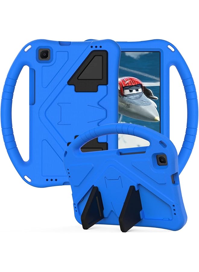 erorex Kids Case For Galaxy Tab A 8.0" 2019 (Sm T290 Sm T295) Eva Lightweight Durable And Shockproof Protective Cover With Handle Kickstand Shoulder Strap Blue  - Image 1