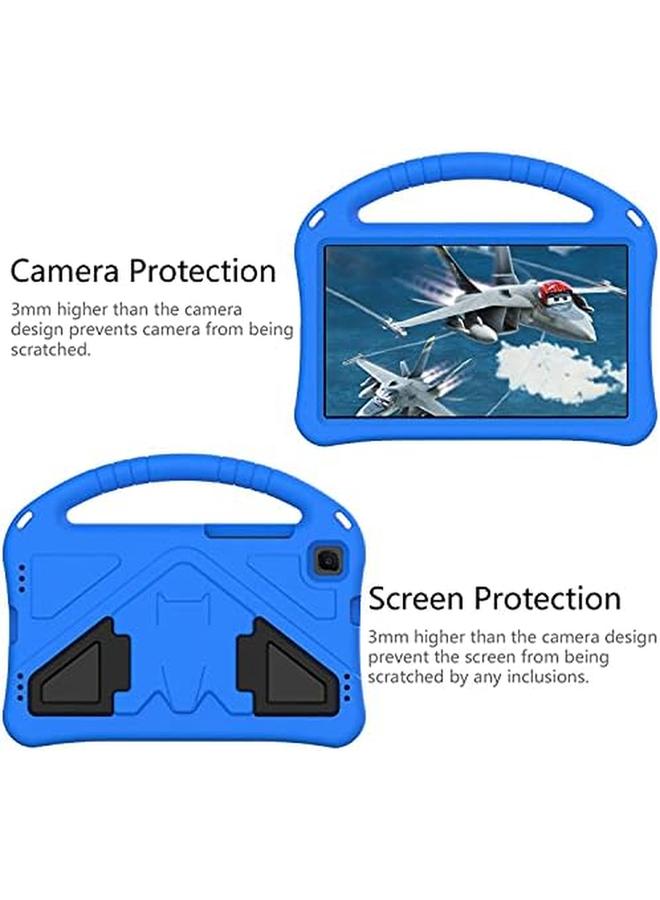 erorex Kids Case For Galaxy Tab A 8.0" 2019 (Sm T290 Sm T295) Eva Lightweight Durable And Shockproof Protective Cover With Handle Kickstand Shoulder Strap Blue  - Image 3