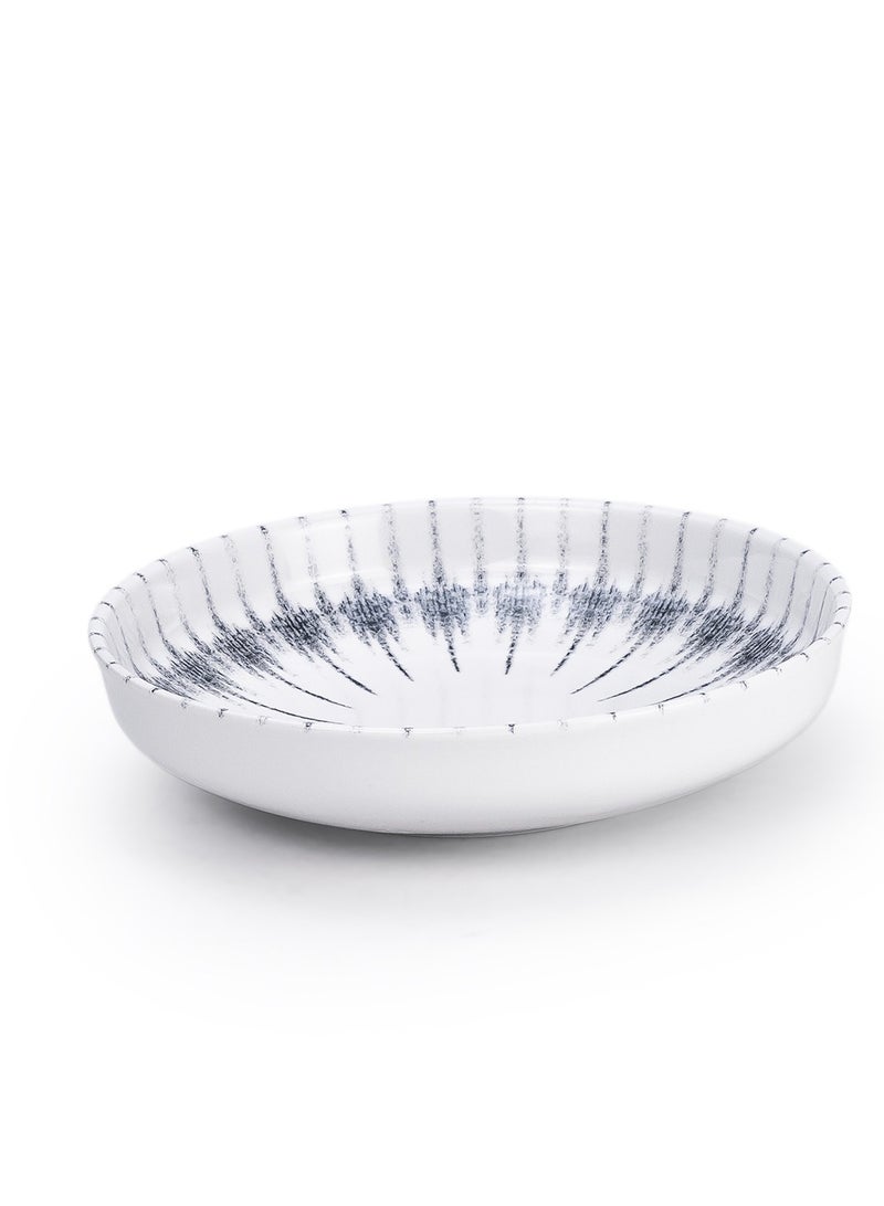 EDESSA Edessa Cosmo 21cm Ceramic Soup Plate, White (Set of 6)  - Image 3