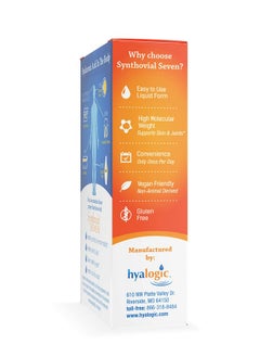 Hyalogic Synthovial Seven Hyaluronic Acid Liquid - HA Joint Support - Vegan - 1 oz - pzsku/Z3A663134A9165133A7D6Z/45/_/1735908110/09bbff39-a326-4904-8e31-840b9f3cb734