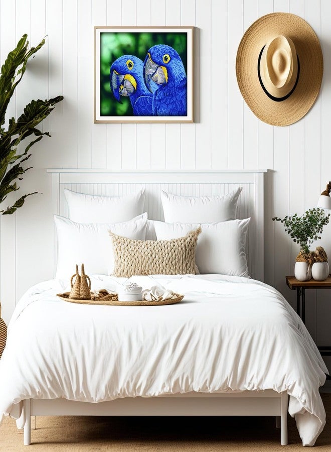 DIAMOND DOTZ Blue Hyacinth Macaws Diamond Painting Kits for Adults - Diamond Art Kits a Relaxing Creative Craft Kit with Dotz Gems 14.6x20.5 - Image 3