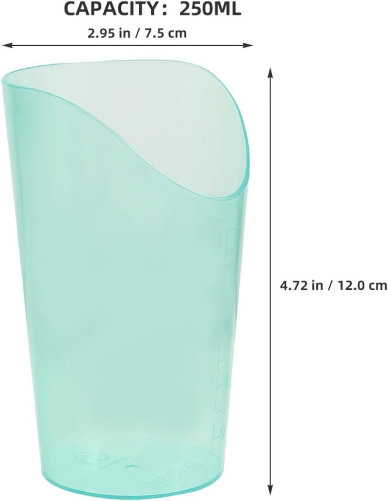 2pcs Adult Feeding Cups 250ml Spill-proof Drinking Mugs for Elderly Disabled Bedridden Patients with Anti-choke Design - Image 2