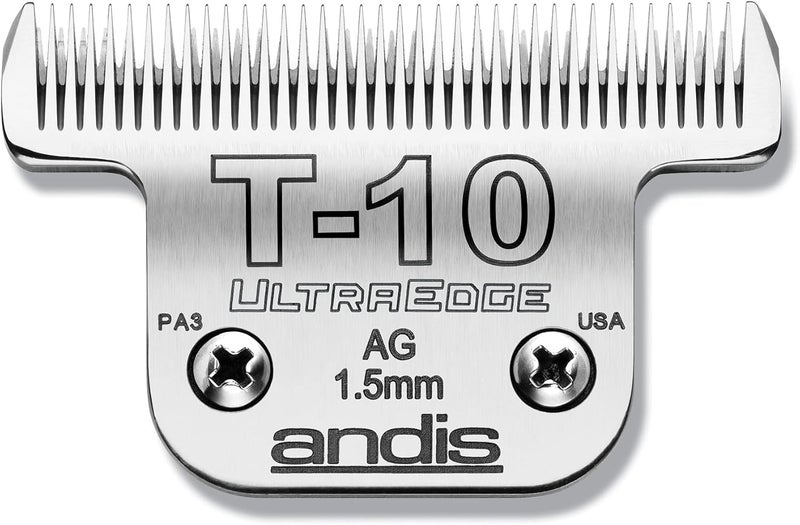 Andis CarbonInfused Steel UltraEdge Dog Clipper Blade SizeT10 16Inch Cut Length 22305 - Image 1