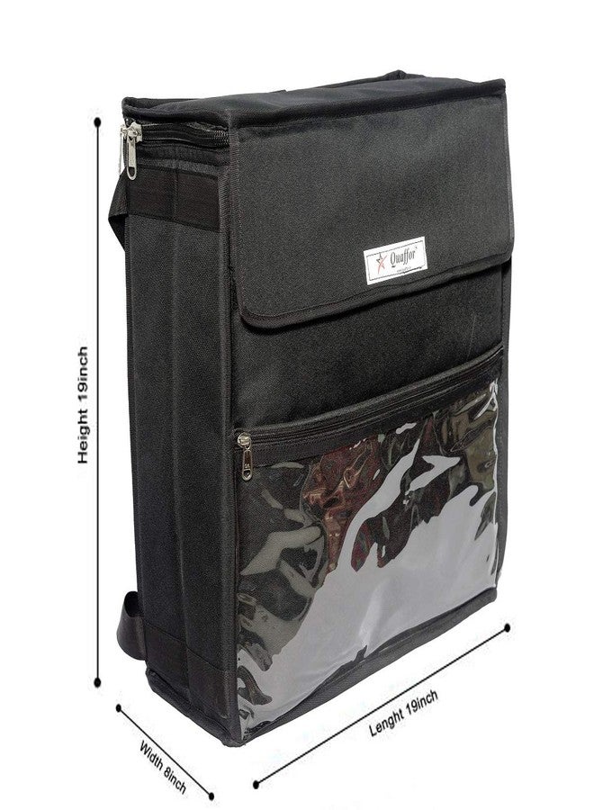Quaffor Pizza delivery Backpack Bag 19 * 19 * 8 inch for Large hot Pizzas - Image 2
