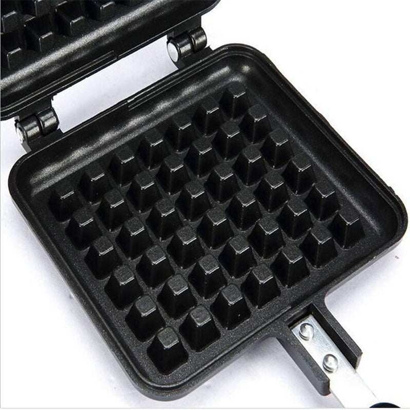 RBGIIT Comfortable Handle For Kitchen Gas Stove Non Stick Press Plate Cooking Baking Tool with Long Handle Low Power Consumption Black_4 - Image 2