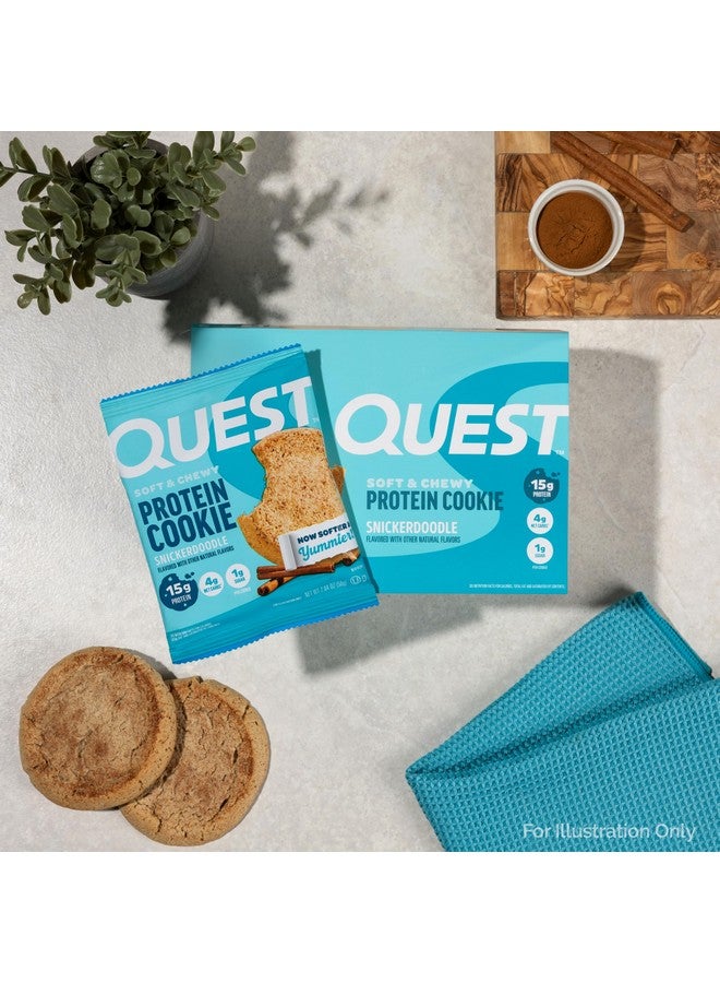 Quest Nutrition Snickerdoodle Protein Cookie, 15g Protein, 1g Sugar, 4g Net Carbs, Keto Friendly, High Protein, Low Carb; 4 Count - Image 5