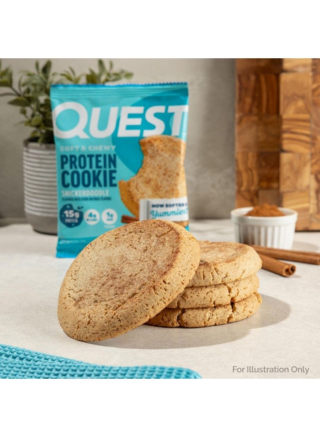 Quest Nutrition Snickerdoodle Protein Cookie, 15g Protein, 1g Sugar, 4g Net Carbs, Keto Friendly, High Protein, Low Carb; 4 Count - Image 4