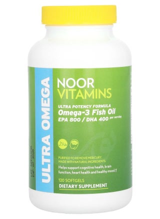 Ultra Omega Omega-3 Fish Oil Ultra Potency Formula 120 Softgels - pzsku/Z3A668885E7243BAB28DCZ/45/_/1728489291/fa5ee769-75f2-4b2a-98cc-6cb4b5f3d8d3