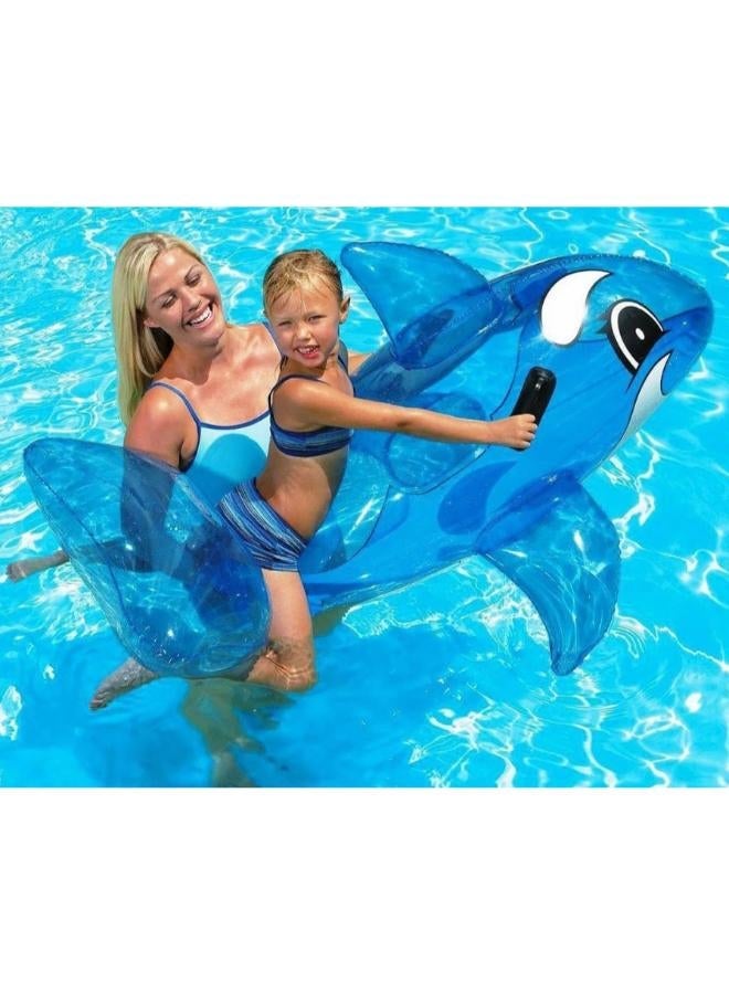Bestway Whale Ride-On Float 157cm x 94cm Up to 45kg 3 Years and Up - 41037 - Image 1