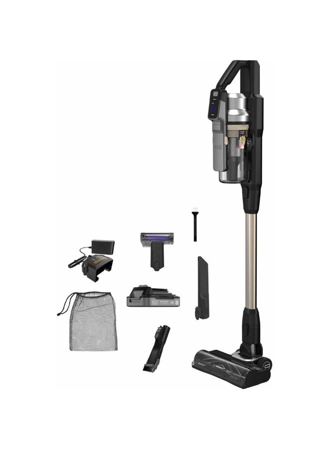 بلاك اند ديكر 18V POWERSERIES PREMIER Brushless Cordless Stick Vacuum | Up to 70 Min Runtime, Anti-Tangle Beater Bar, Multi-Surface & Pet Cleaning – Gold (BSV525BLP) 650 ml 24 W BSV525BLP-GB black + gold - Image 1