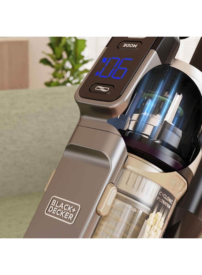 بلاك اند ديكر 18V POWERSERIES PREMIER Brushless Cordless Stick Vacuum | Up to 70 Min Runtime, Anti-Tangle Beater Bar, Multi-Surface & Pet Cleaning – Gold (BSV525BLP) 650 ml 24 W BSV525BLP-GB black + gold - Image 2