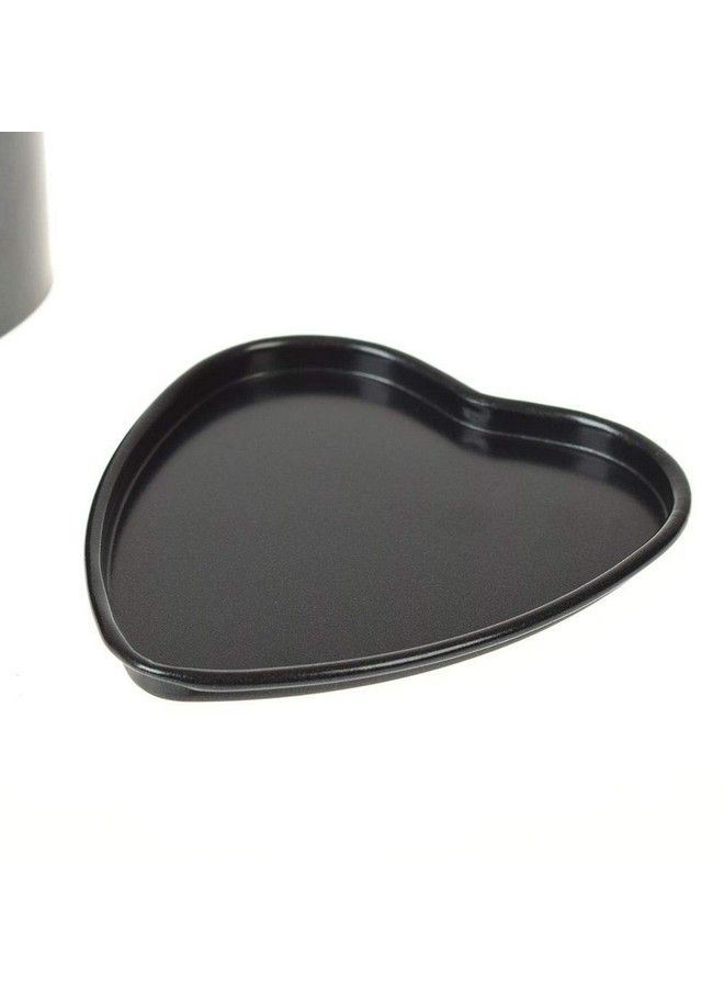 NUOMI Springform Cake Pan 4.3" Nonstick Cheesecake Pan Heartshaped Bakeware With Removable Smooth Bottom - Image 3