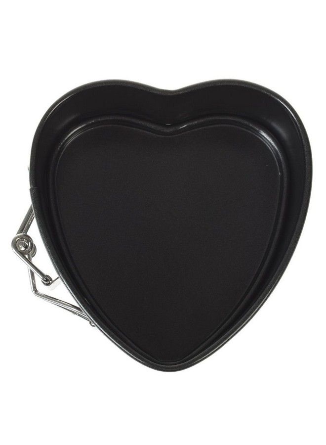 NUOMI Springform Cake Pan 4.3" Nonstick Cheesecake Pan Heartshaped Bakeware With Removable Smooth Bottom - Image 5