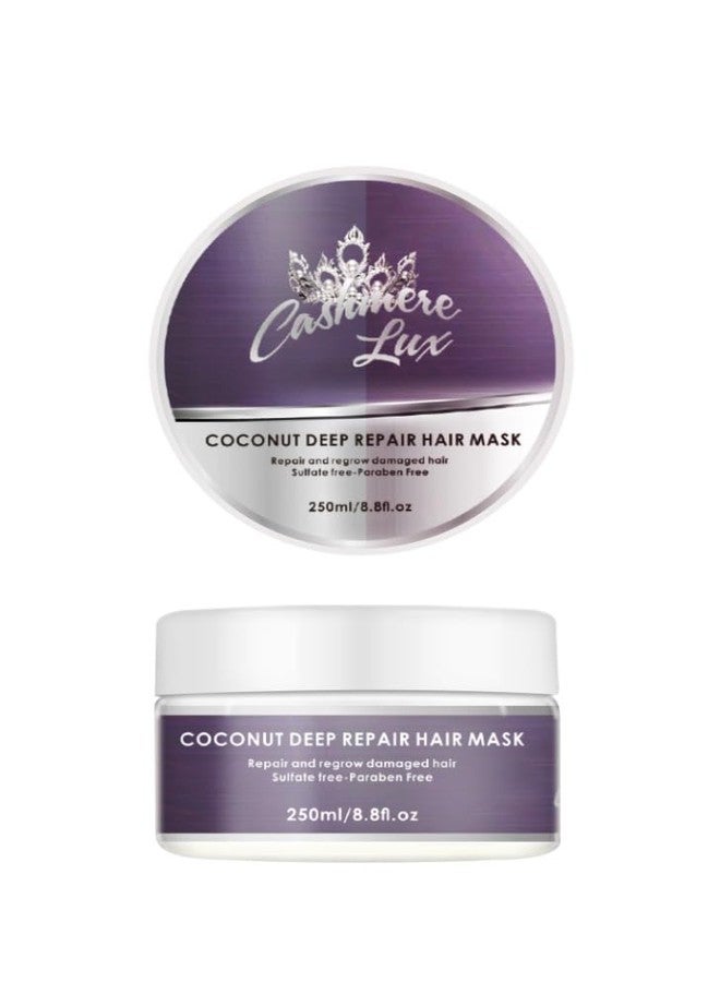 Cashmere Lux | Coconut Deep Repair Hair Mask | 8oz