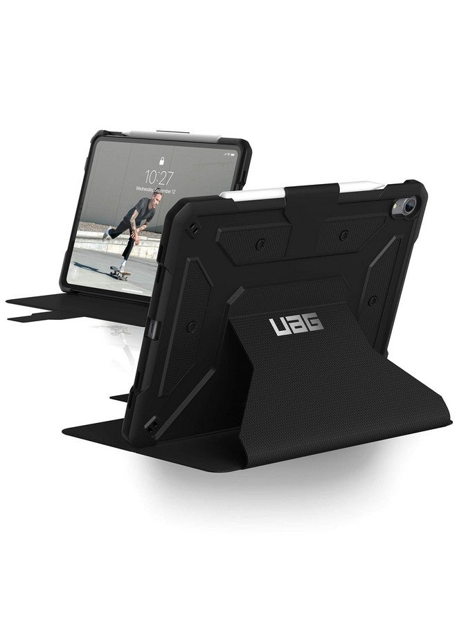 Urban Armor Gear UAG PC/TPU iPad Pro 11 Case, Metropolis Rugged Protection Case/Cover for iPad Pro 11-inch (2nd Gen, 2020)/iPad Pro 11-inch (1st Gen, 2018) with Pencil Holder (Military Drop Tested) -Black  - Image 1