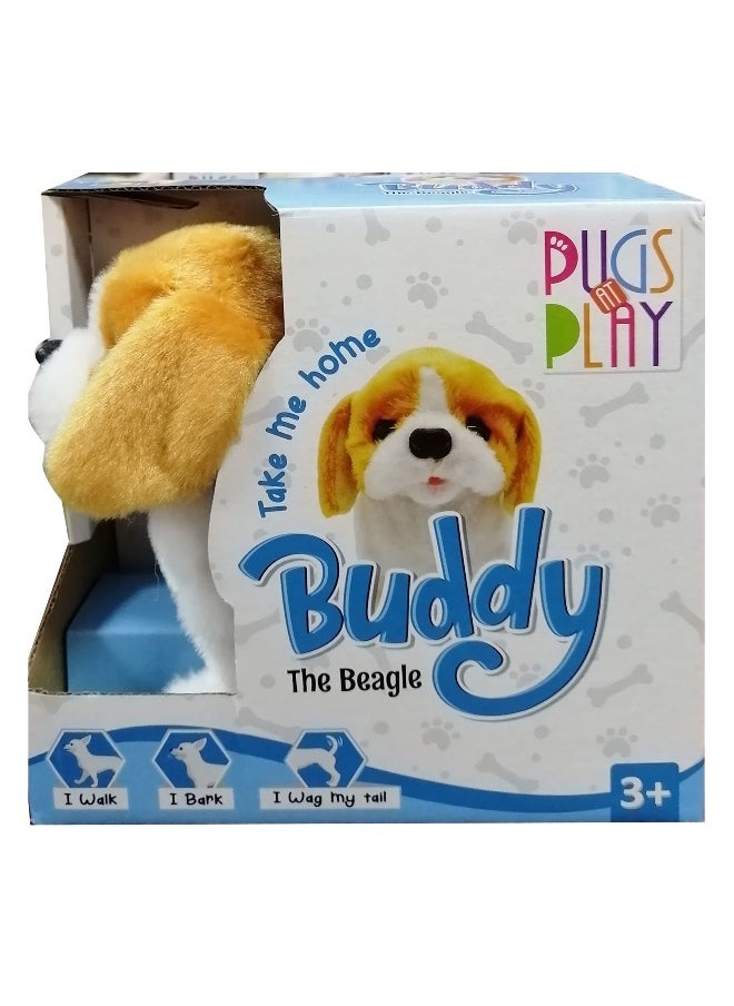 PUGS AT PLAY Pugs at Play Buddy the Beagle Toy Dog 