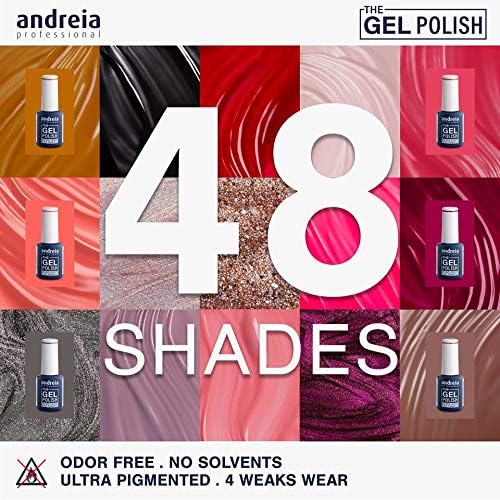 Andreia Professional The Gel Polish Solvent and Odor Free Gel Colour G08 Pink Shades of Nude