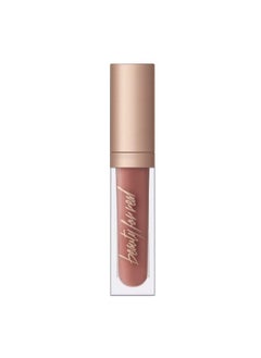 Beauty For Real Lip Gloss + Shine Nudist Beige Nude Pink Non Sticky Plumping & Hydrating Gloss Light & Mirror In Cap Contains Marine Collagen 0.15 Fl Oz  - Image 2