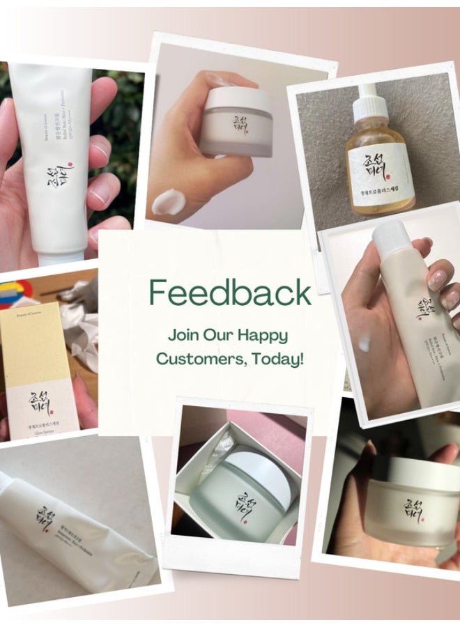 Beauty of Joseon Glow Kit Glow Serum Propolis Niacinamide Dynasty Cream Sunscreen Relief Sun Probiotics SPF50+ PA++++ 130ml - Image 3