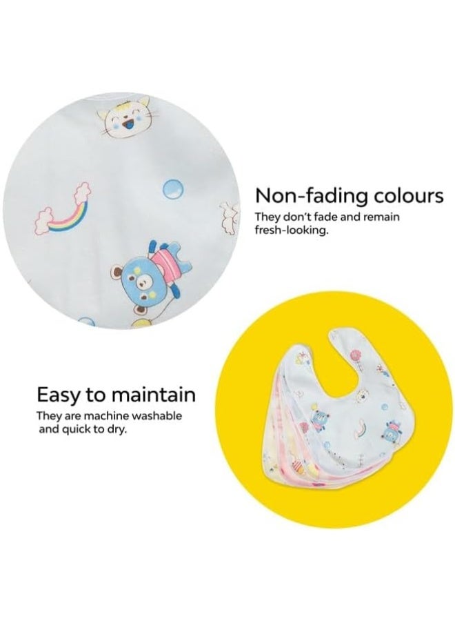 ماي نيو بون مرايل الأطفال حديثي الولادة| تغذية الرضع والأطفال الصغار | مرايل للأطفال من 0 إلى 36 شهرًا | ضد الماء | سريع الجفاف - Image 5