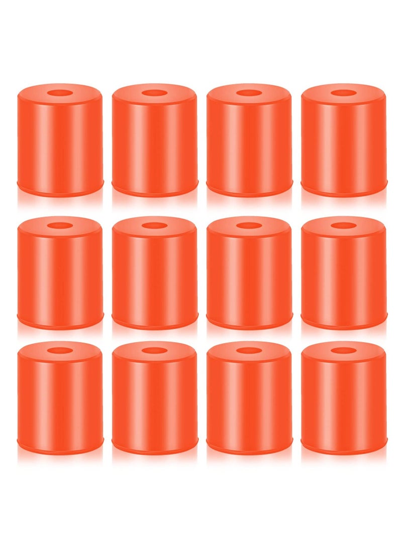 SYOSI 3D Printer Heat Bed Leveling Parts,12Pcs  Printer Hot Bed Mounts Column Stable Tool, Printer Parts Heat Buffer Silicone Heat Bed Parts Compatible with CR-10 Ender 3 Bottom Connect (Brown, 0.7 Inches) - Image 1