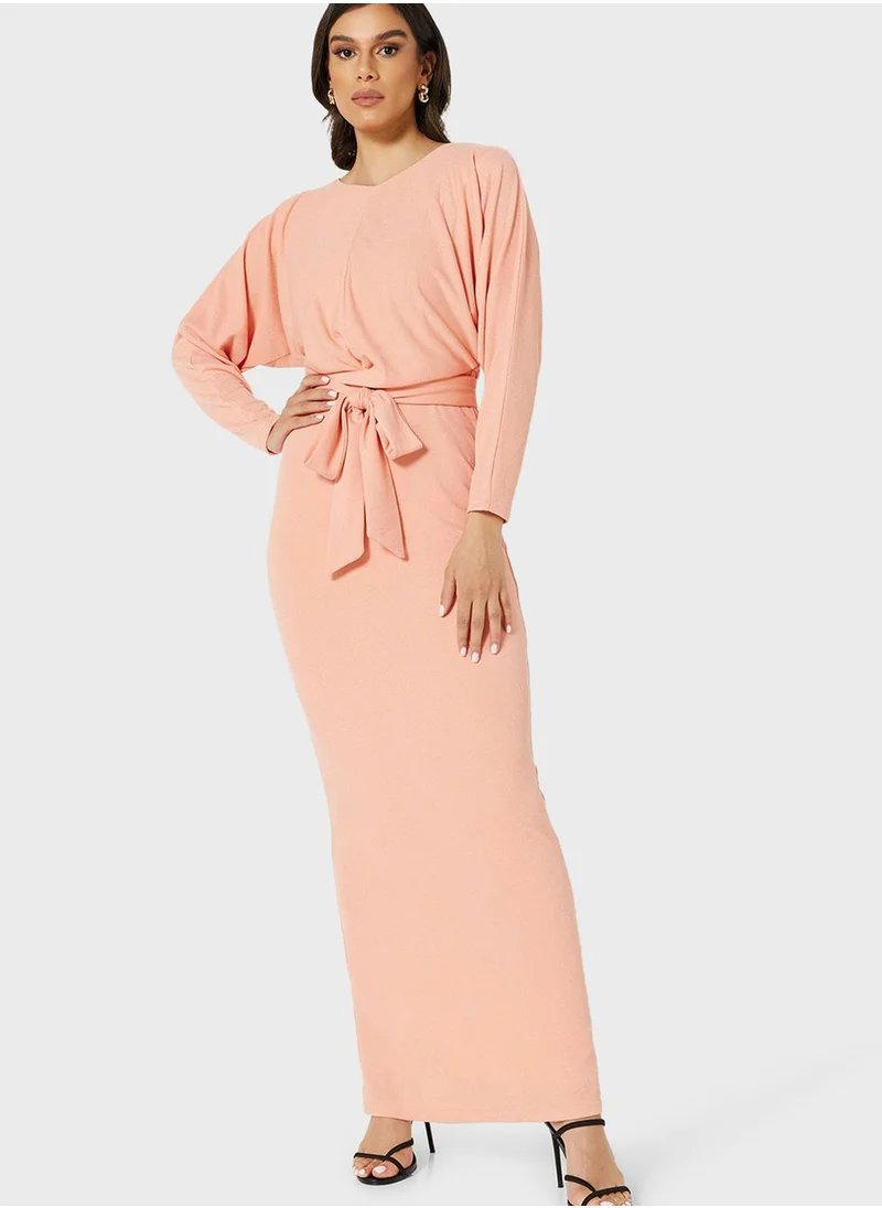 SIVVI for HANIYA Belted Knitted Dress