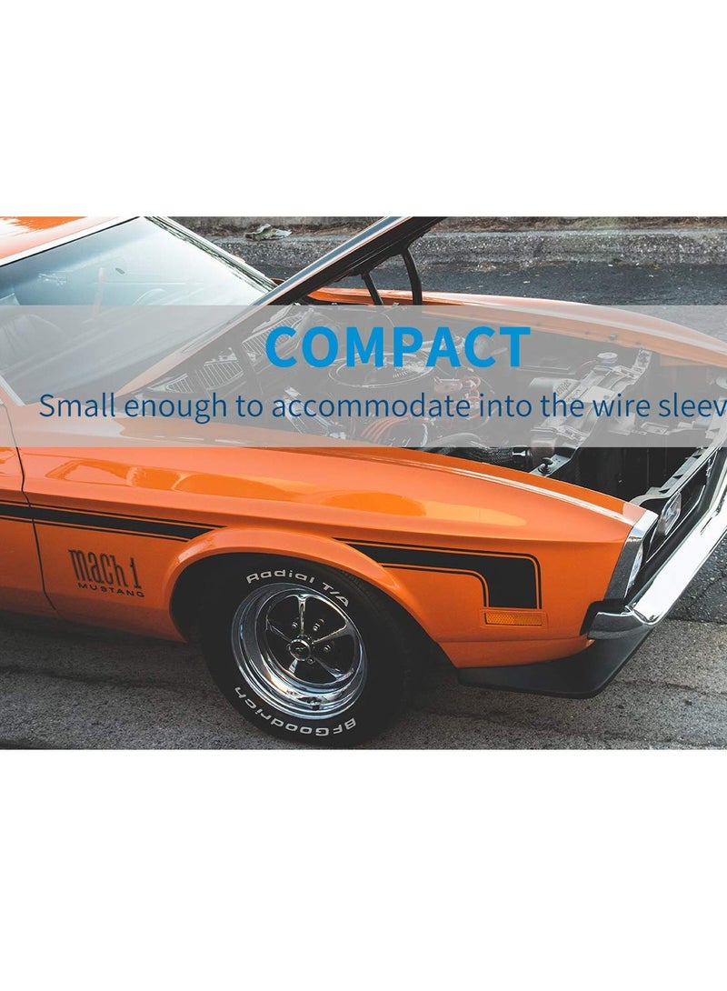 Excefore موصلات الأسلاك ذات الجهد المنخفض، وصلات الأسلاك مقاس 20-24، النوع الأول، 2 دبوس - عبوة من 16 قطعة - Image 4