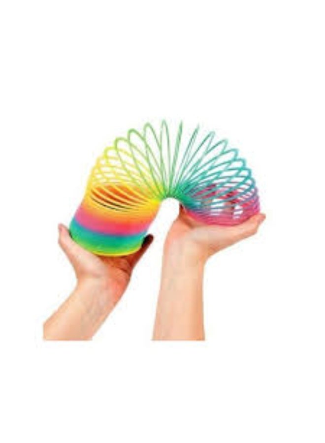 Generic (Unbranded) Rainbow Spring Toy for Kids Classic Stretchy Coil, Sensory & Developmental Fun - Image 5