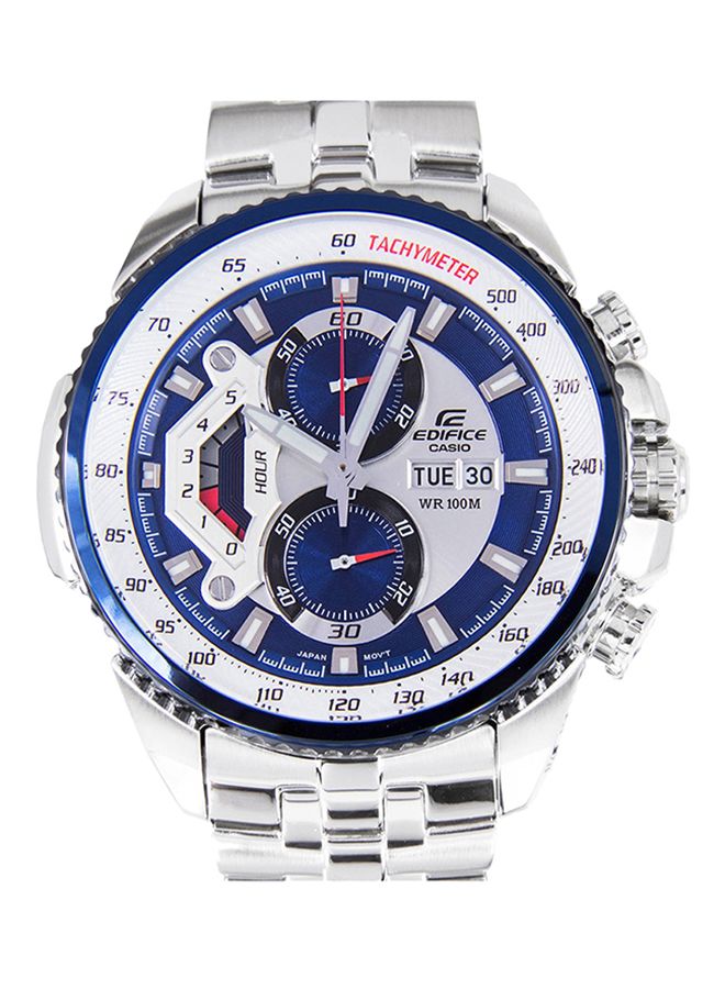 CASIO Men Edifice Stainless Steel Analog Watch EF-558D-2AV - 49 mm - Silver - Image 1