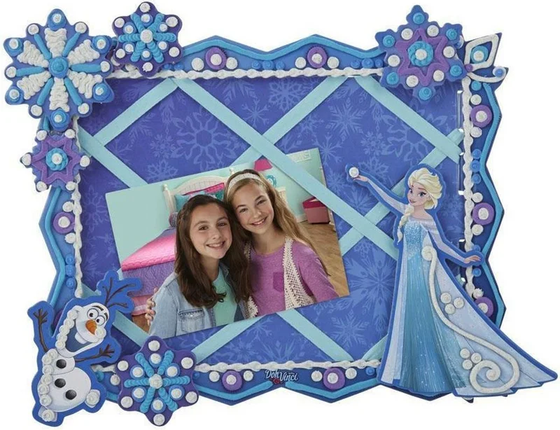 Masho Trend Play-Doh DIY Frozen 3D Photo Frame - Doh Vinci Frozen Toy - Frozen Door Ornament Elsa