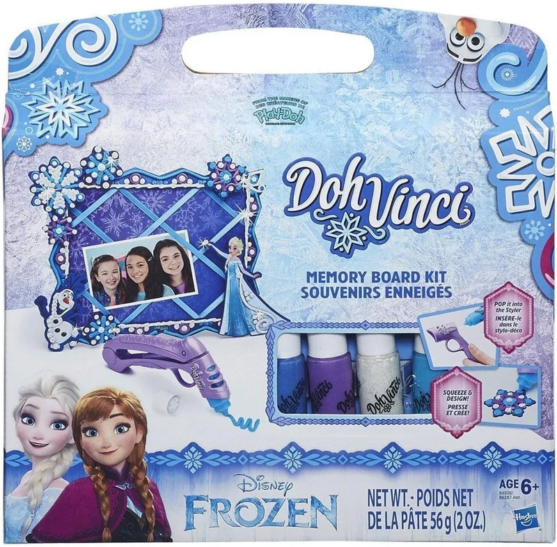 Masho Trend Play-Doh DIY Frozen 3D Photo Frame - Doh Vinci Frozen Toy - Frozen Door Ornament Elsa