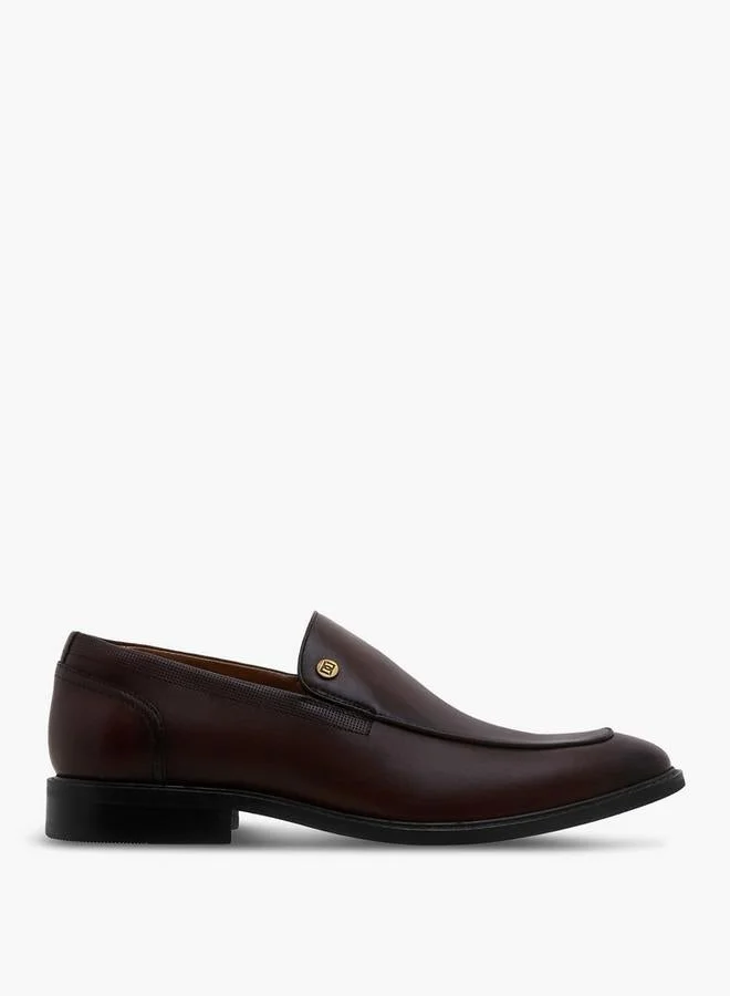 DUCHINI Men Slip-On Leather Loafers